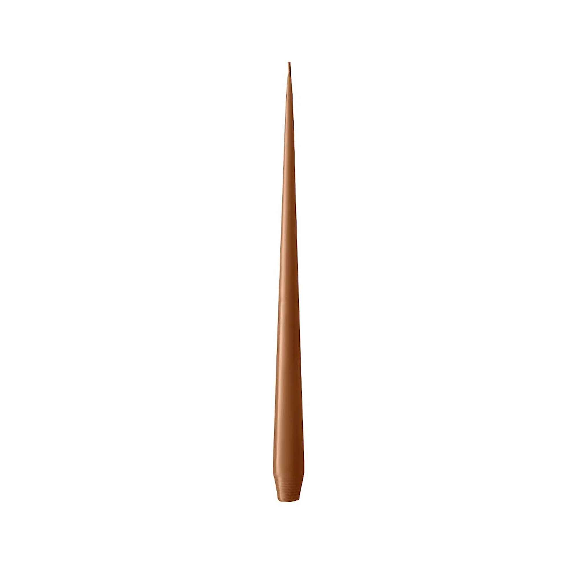 ester-erik-spitzkerze-raw-toffee-matt-23-32cm-1 Ester & Erik Spitzkerze TOFFEEBRAUN | RAW TOFFEE - Farbnr. 23, 2.6 x 32 cm