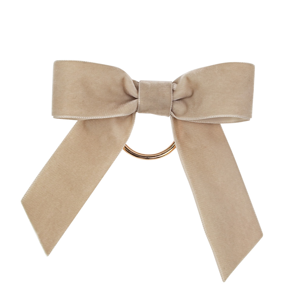 4er Set handgefertigte Serviettenringe aus hochwertigem Samt Creme-1 4er Set handgefertigte Serviettenringe aus hochwertigem Samt Creme-1