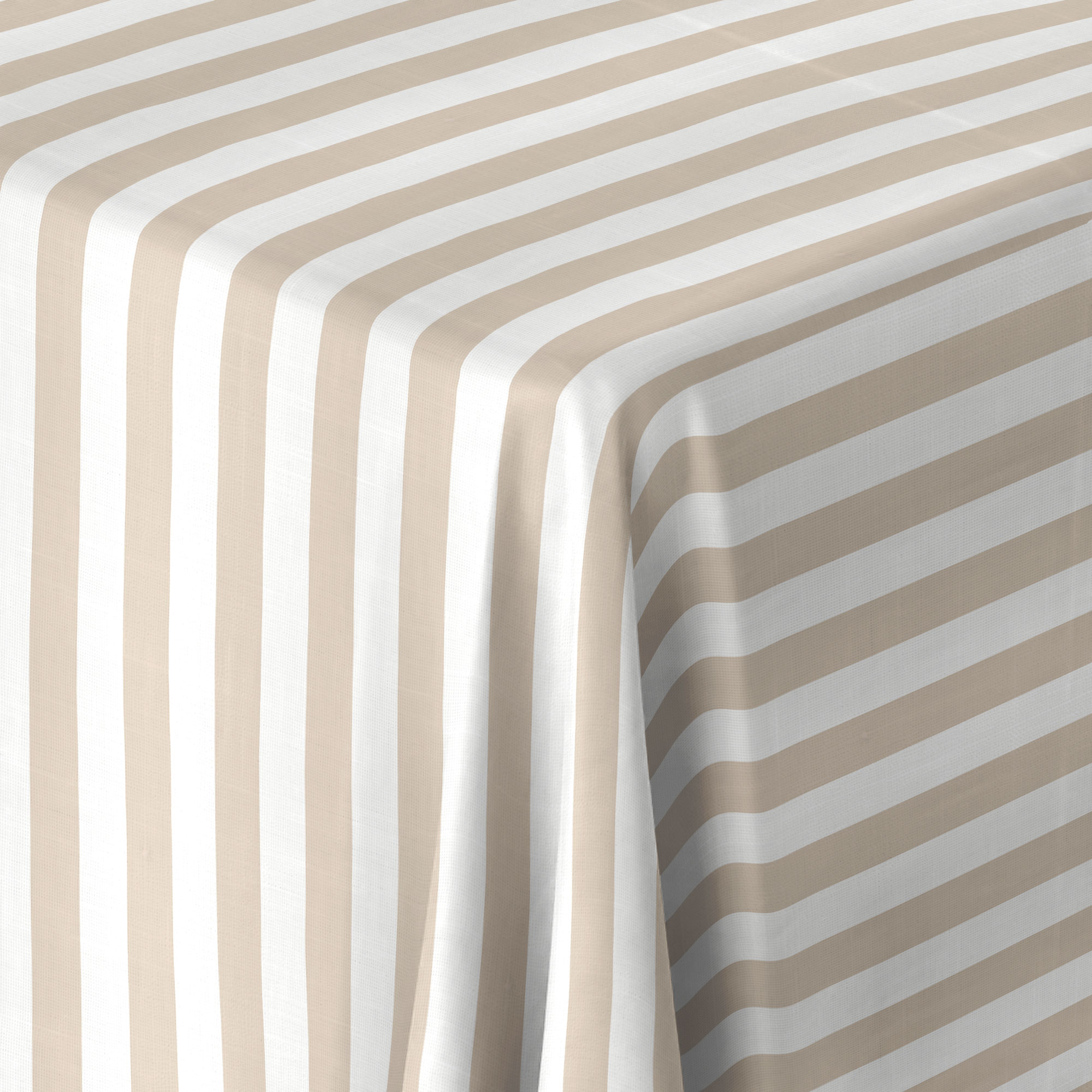 Leinentischläufer STRIPE - CREME | beige - 40 x 250 cm mit 40 mm Streifen Leinentischläufer STRIPE - CREME | beige - 40 x 250 cm mit 40 mm Streifen