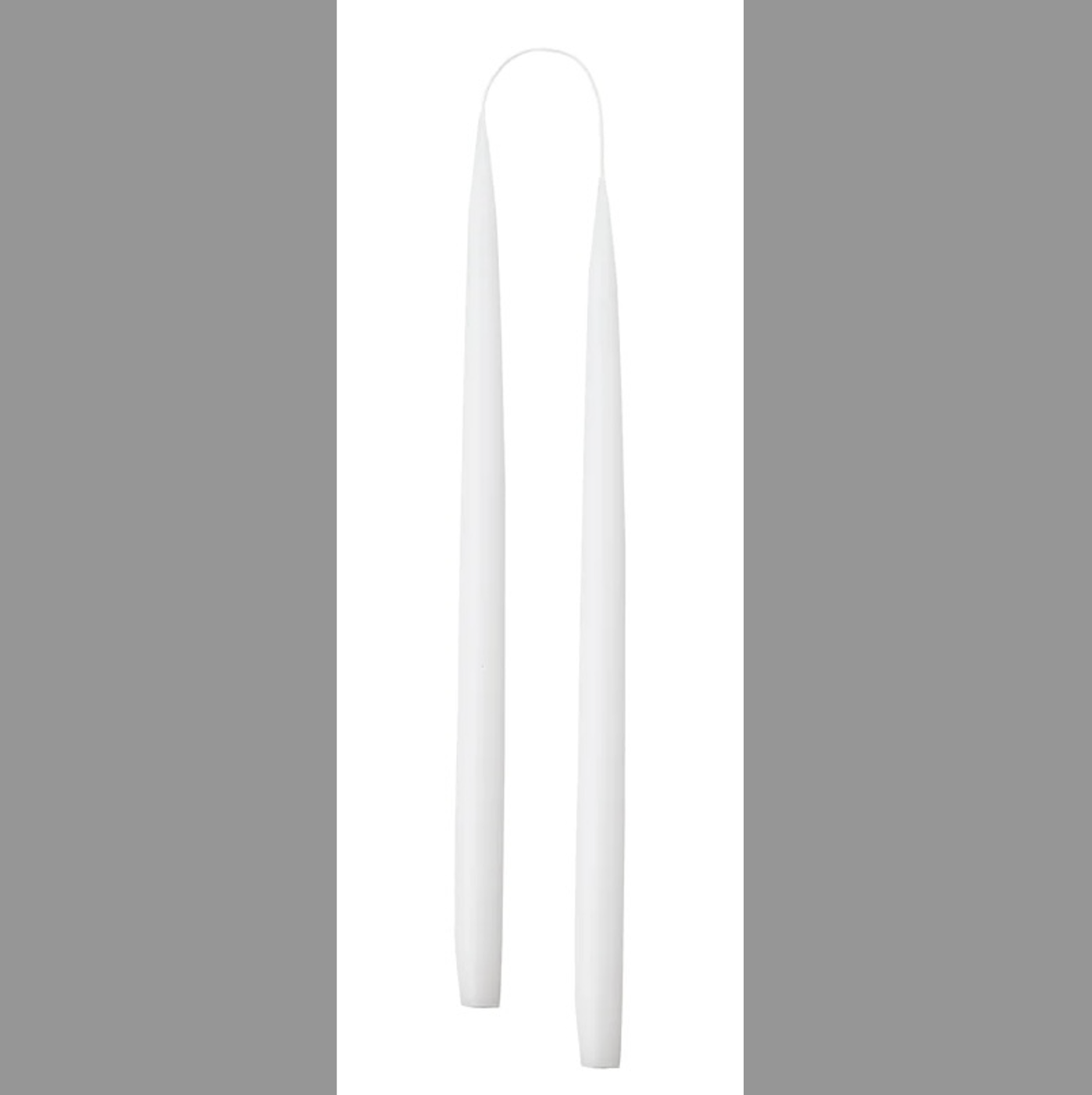 Stabkerzen WEISS Farbnr. 1 - 2 Stk., 2.2 cm x 35 cm Stabkerzen WEISS Farbnr. 1 - 2 Stk., 2.2 cm x 35 cm