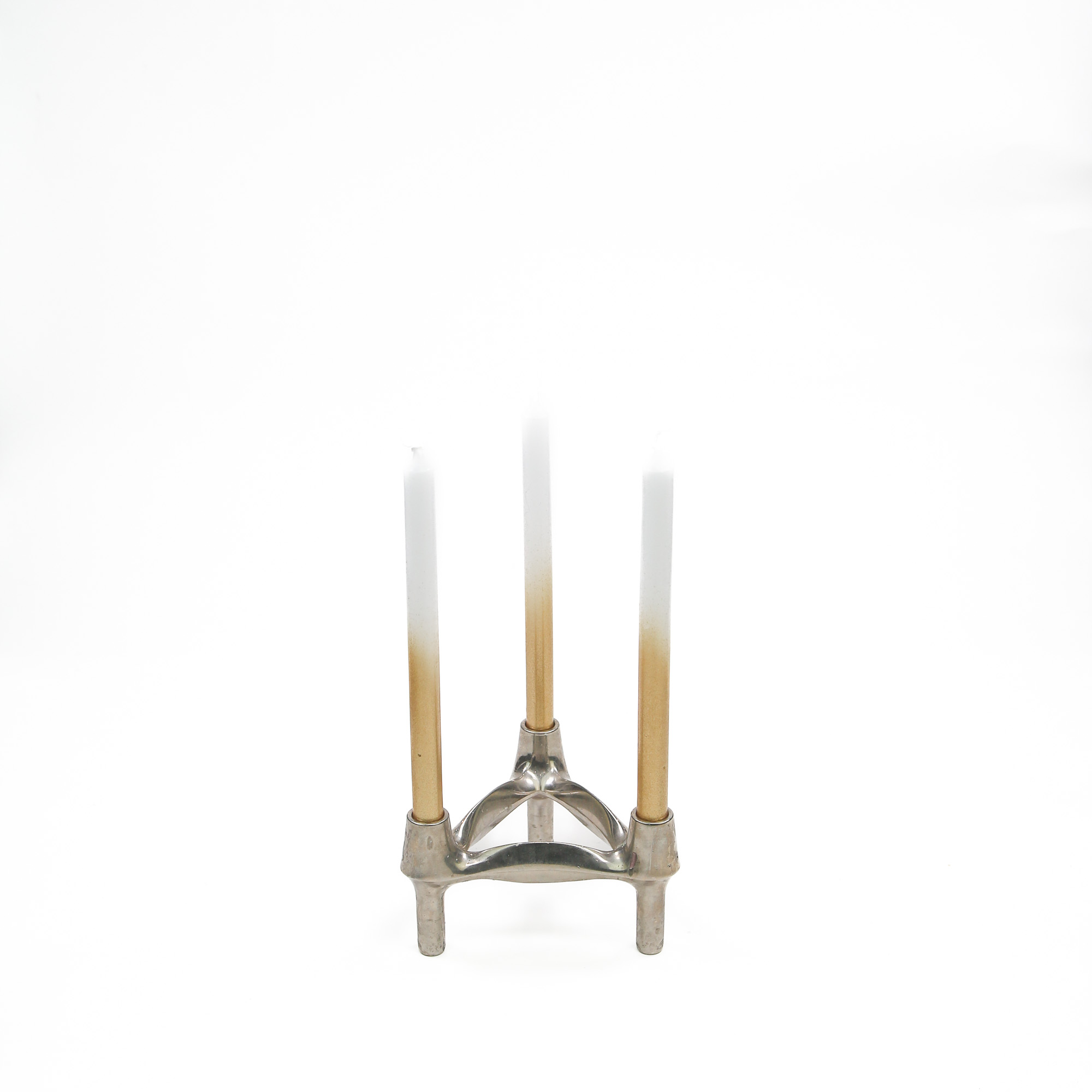 rustik-lys-dunne-stabkerzen-baumkerzen-weiss-gold-2 Dünne Stabkerzen WEISS-GOLD – 20 Stk., 1.2 x 17.5 cm