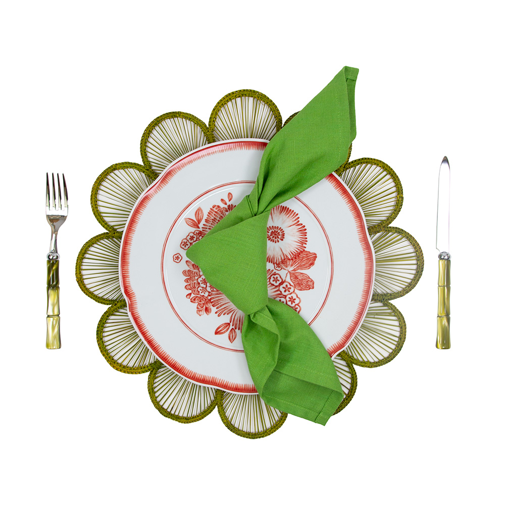 Leinenserviette APFELGRÜN | apple green Leinenserviette APFELGRÜN | apple green
