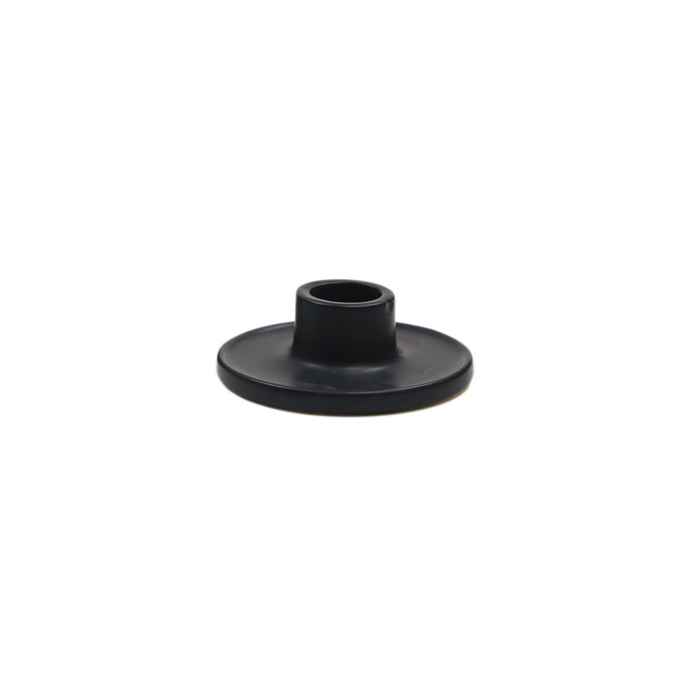 Kerzenstaender Uno Schwarz Keramik Gr.S Kerzenstaender Uno Schwarz Keramik Gr.S