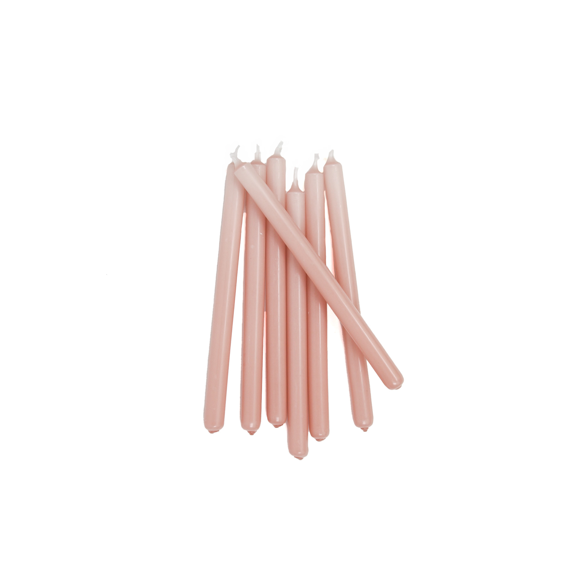 dünne Stabkerzen/Baumkerzen für Stoff Nagel Kerzenständer - rosa