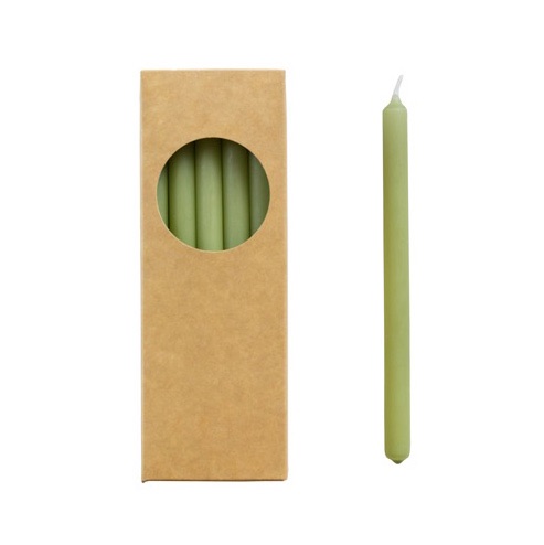 Dünne Stabkerzen OLIVE – 20 Stk., 1.2 x 17.5 cm Dünne Stabkerzen OLIVE – 20 Stk., 1.2 x 17.5 cm